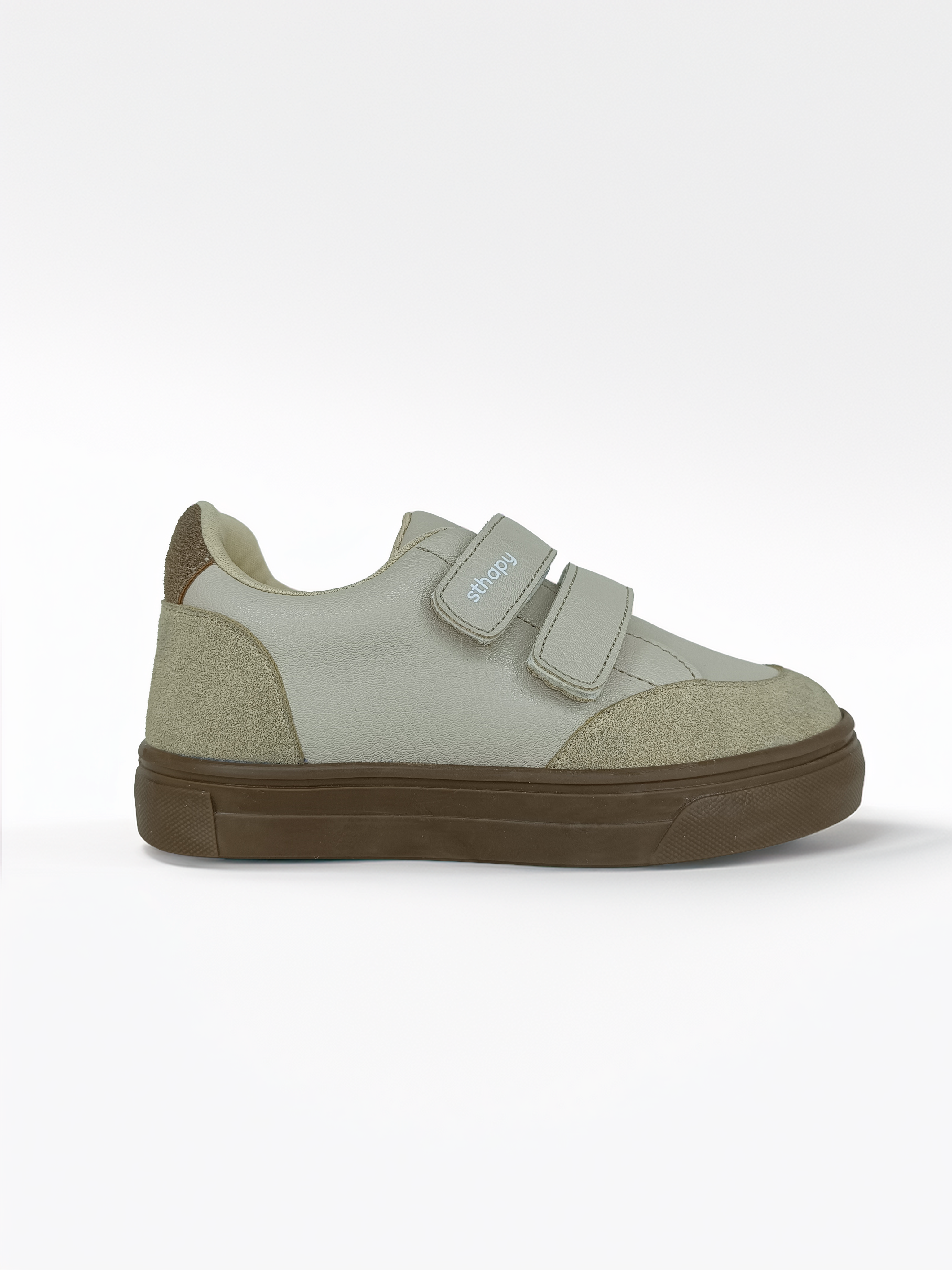 Hones Ortopedik Cırtlı Günlük Kız Çocuk Sneaker Ayakkabısı 21-35 Numara Bej