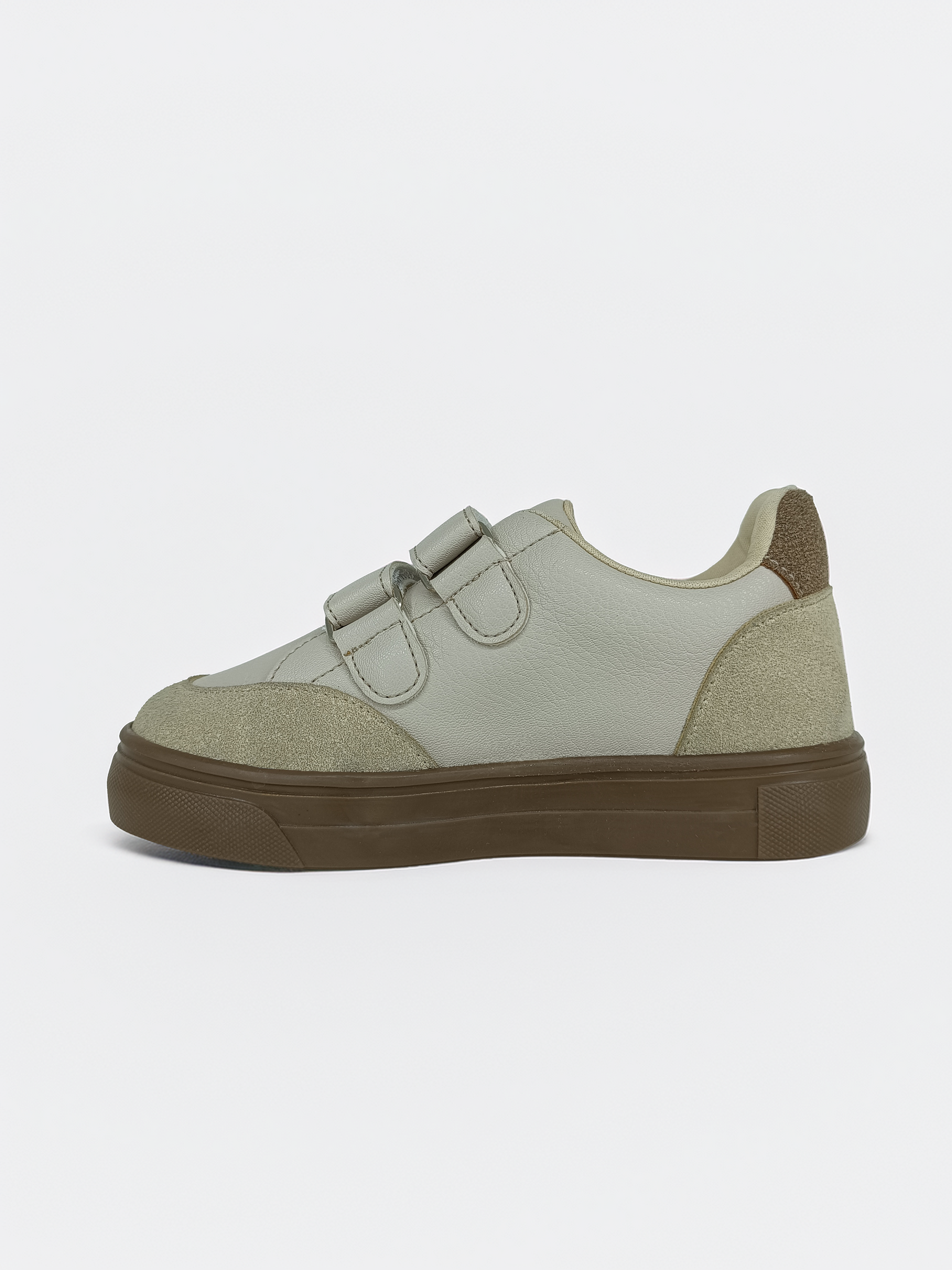 Hones Ortopedik Cırtlı Günlük Kız Çocuk Sneaker Ayakkabısı 21-35 Numara Bej