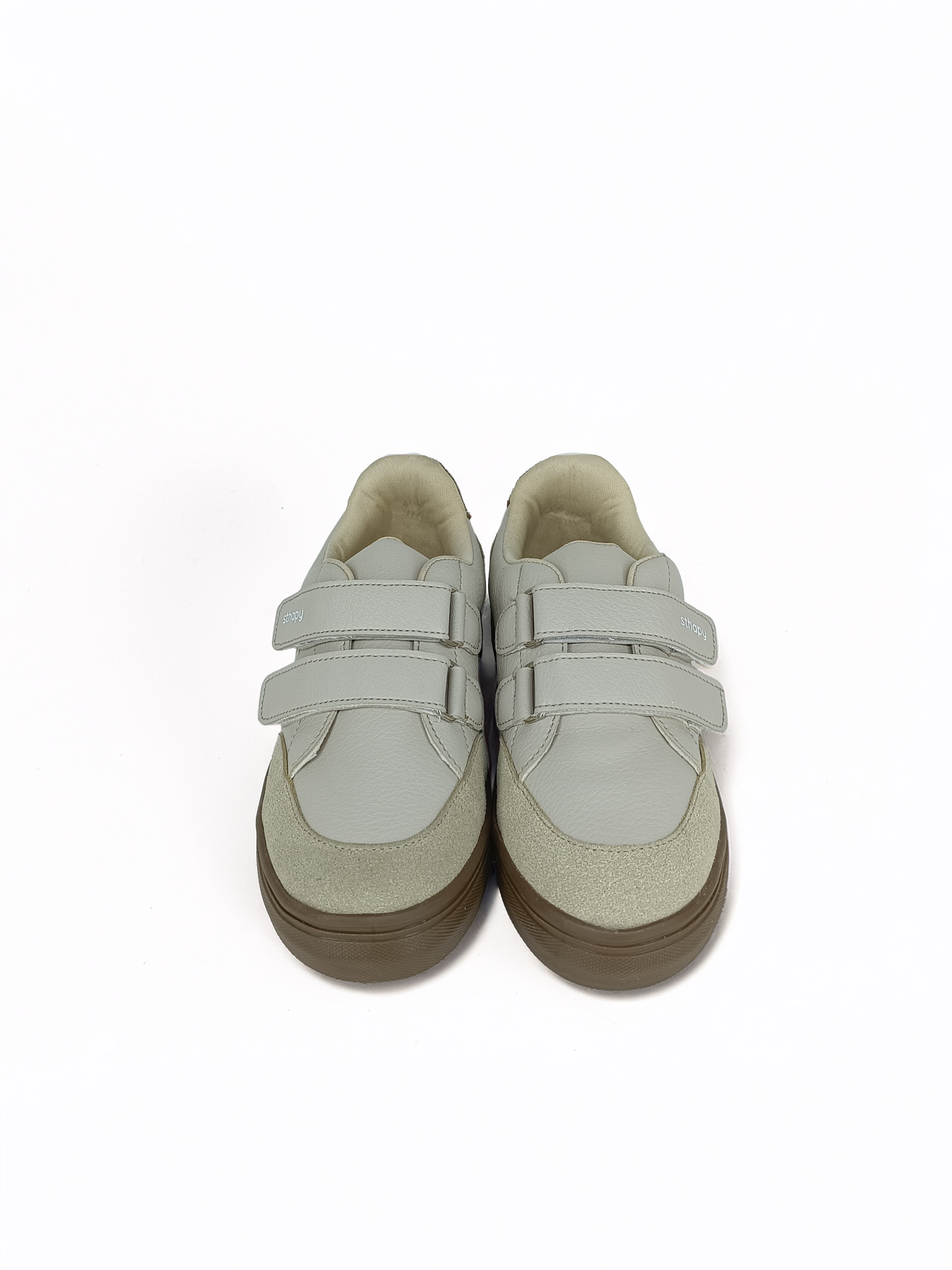 Hones Ortopedik Cırtlı Günlük Kız Çocuk Sneaker Ayakkabısı 21-35 Numara Bej