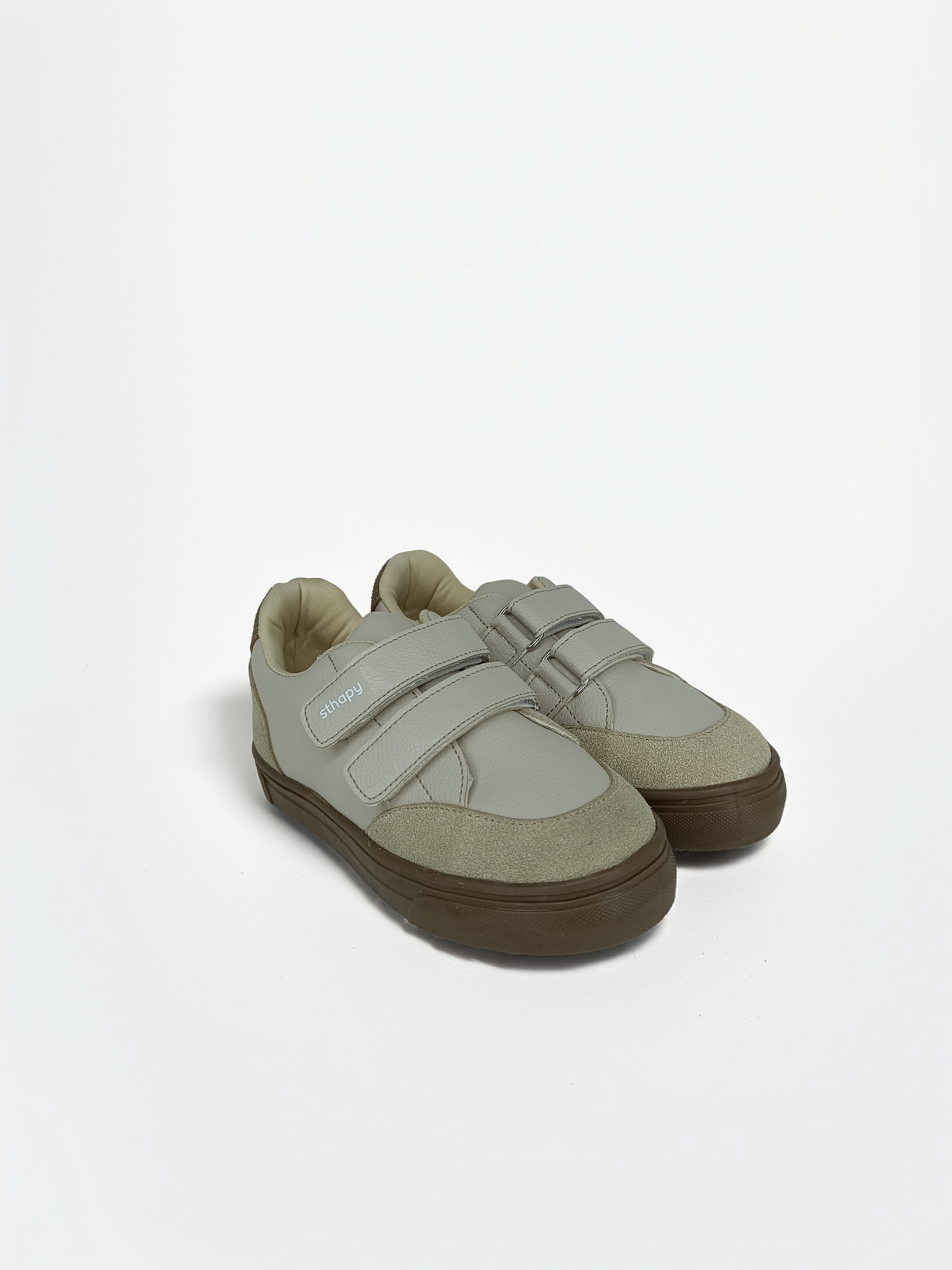 Hones Ortopedik Cırtlı Günlük Kız Çocuk Sneaker Ayakkabısı 21-35 Numara Bej