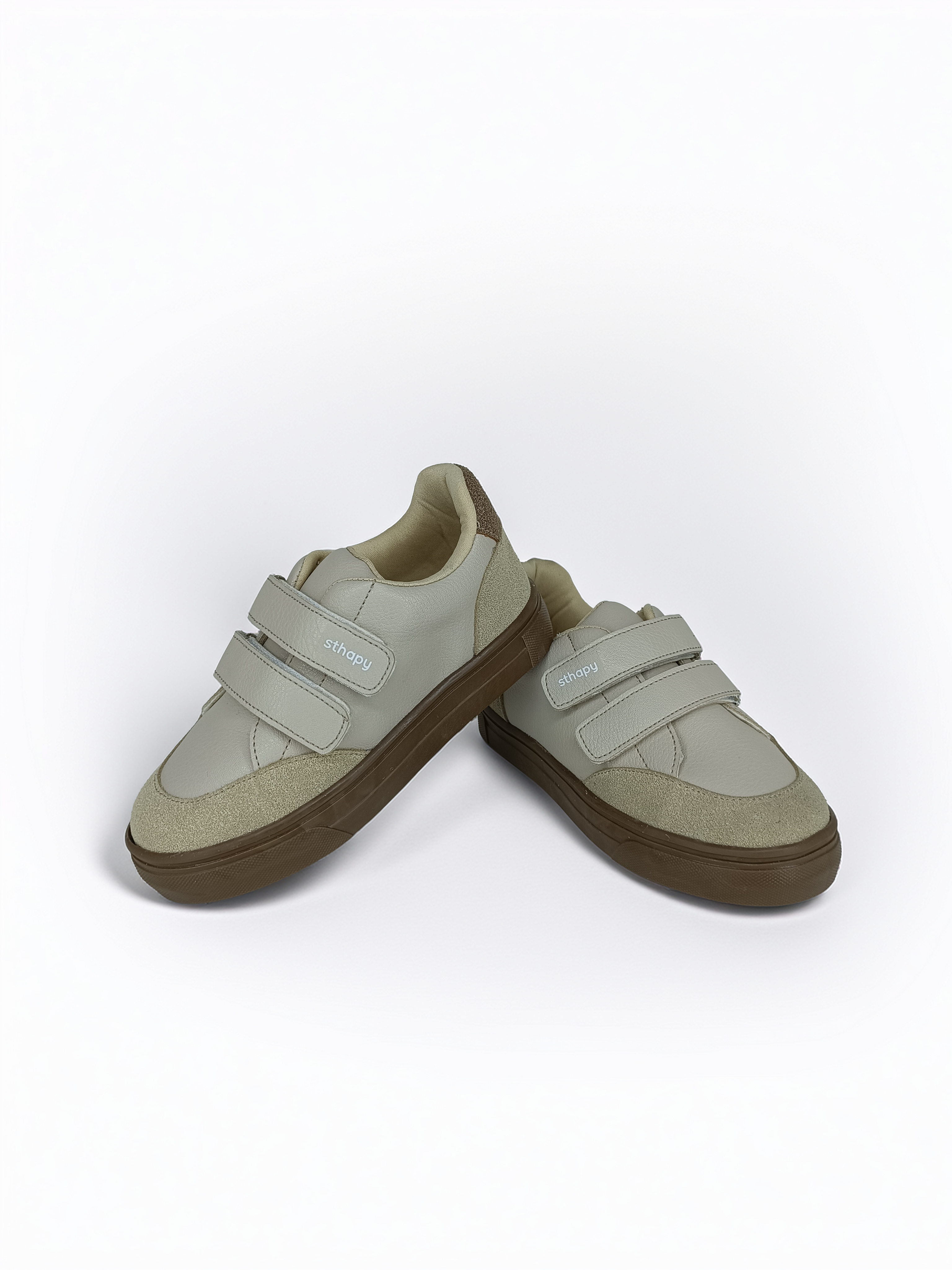 Hones Ortopedik Cırtlı Günlük Kız Çocuk Sneaker Ayakkabısı 21-35 Numara Bej