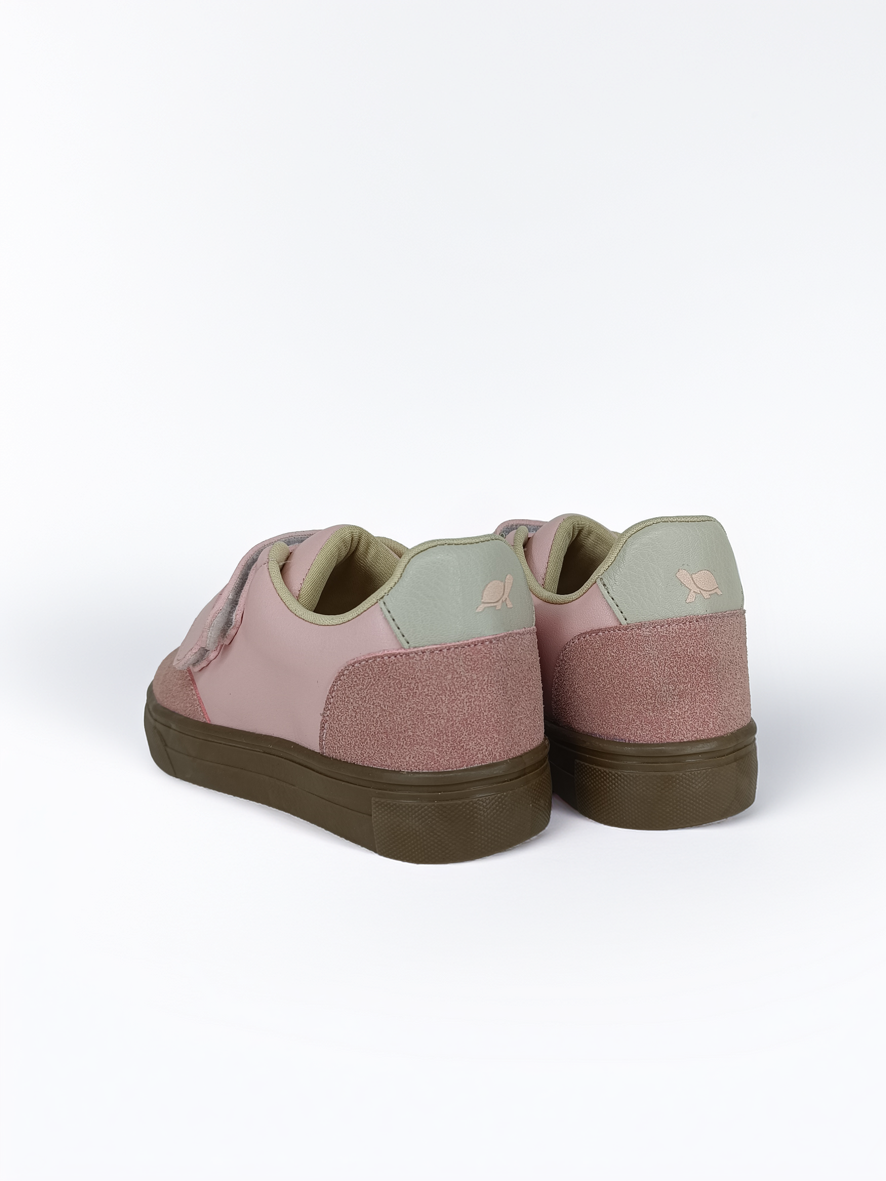 Hones Ortopedik Cırtlı Günlük Kız Çocuk Sneaker Ayakkabısı 21-35 Numara Pudra