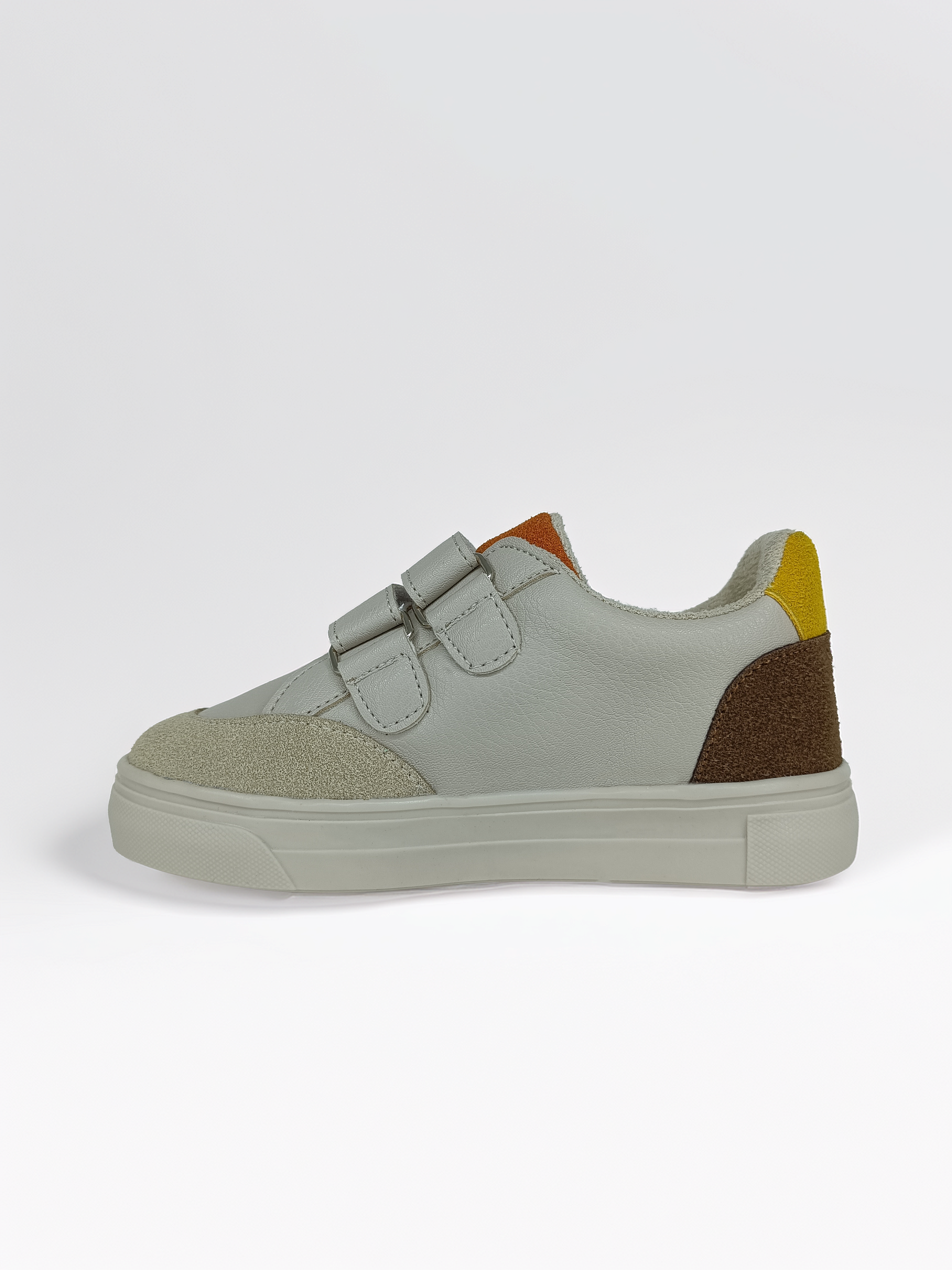 Sheldon Ortopedik Cırtlı Günlük Kız-Erkek Çocuk Sneaker Spor Ayakkabısı 26-35 Numara Bej