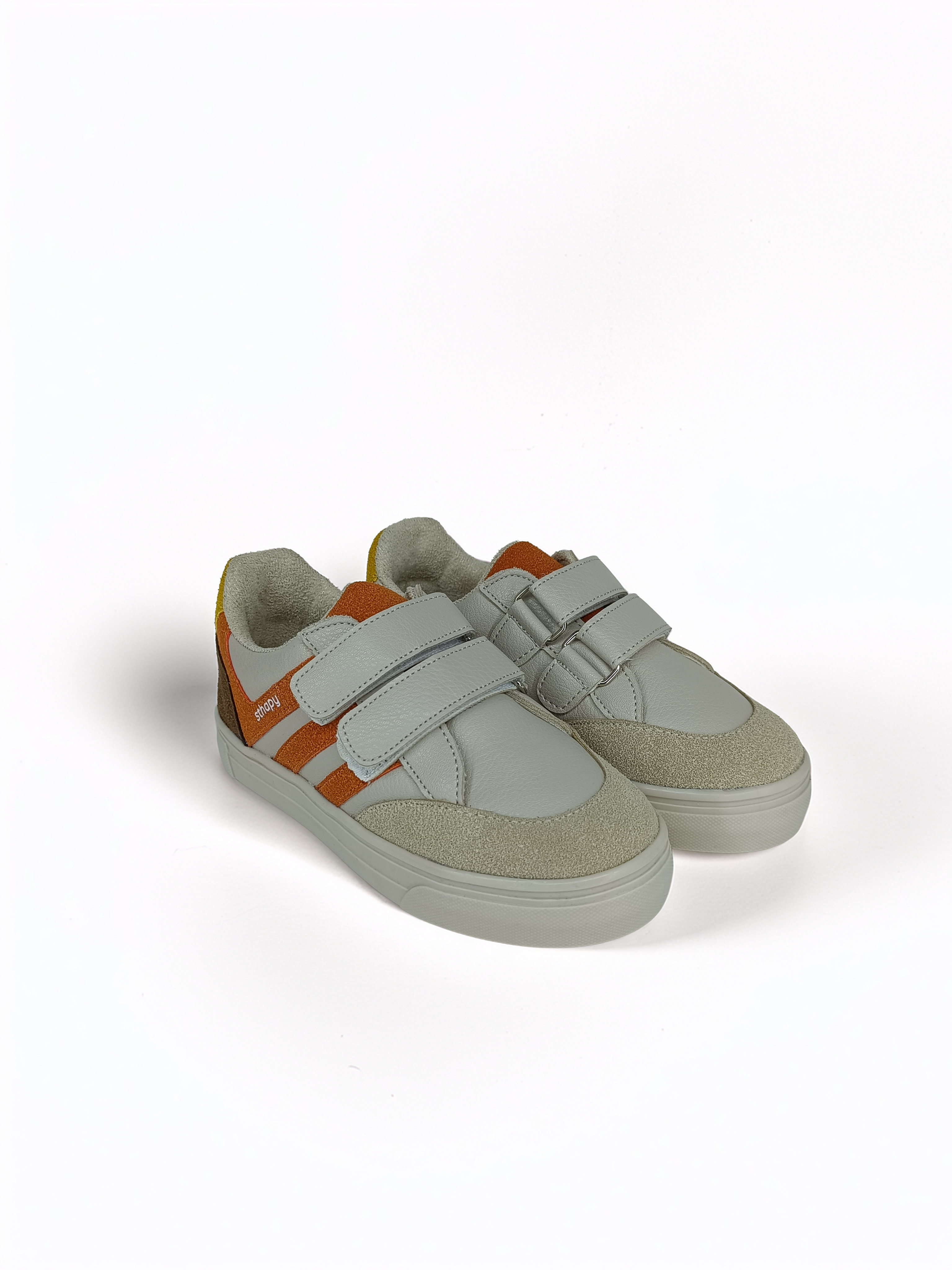 Sheldon Ortopedik Cırtlı Günlük Kız-Erkek Çocuk Sneaker Spor Ayakkabısı 26-35 Numara Bej