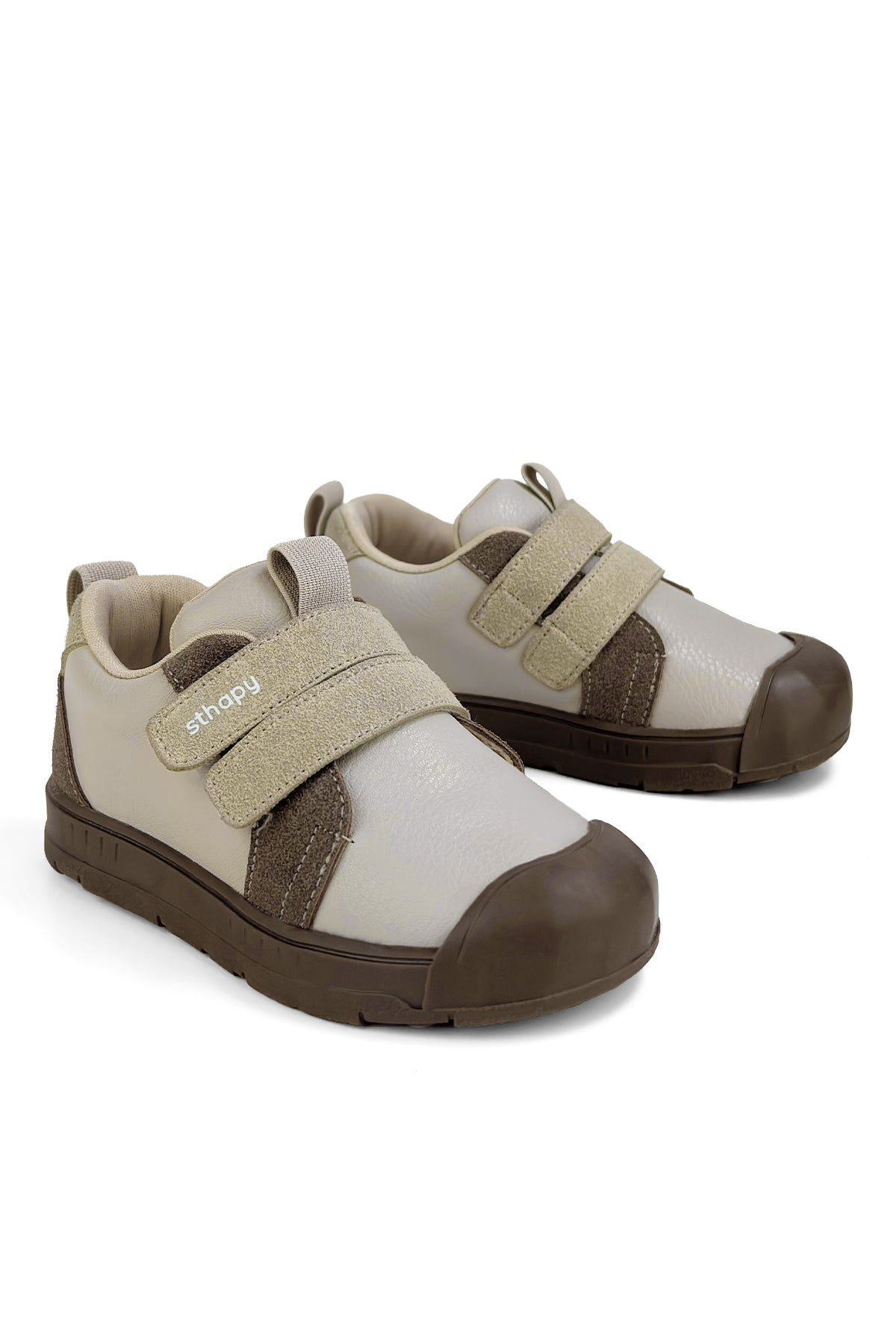 Raphael Ortopedik Cırtlı Kız-Erkek İlk Adım Çocuk Ayakkabısı 19-25 Numara Bej