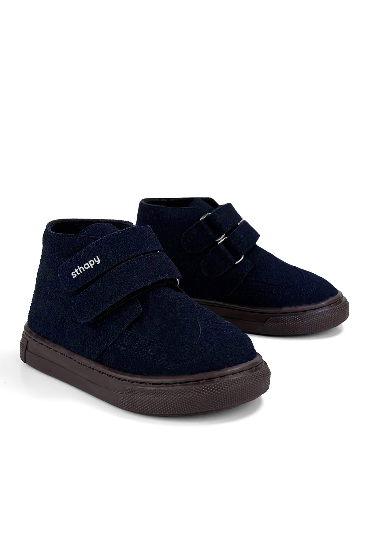 Meldin Ortopedik Cırtlı Kız-Erkek Çocuk Kışlık Bot Ayakkabı 21-30 Numara Lacivert